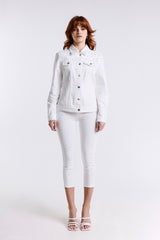 RHINESTONE CAPRI PANTS