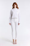 CAMICIA CROP POPELINE