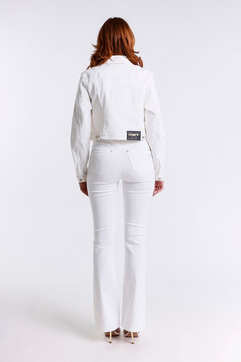 GIACCA CROPPED BULL DENIM