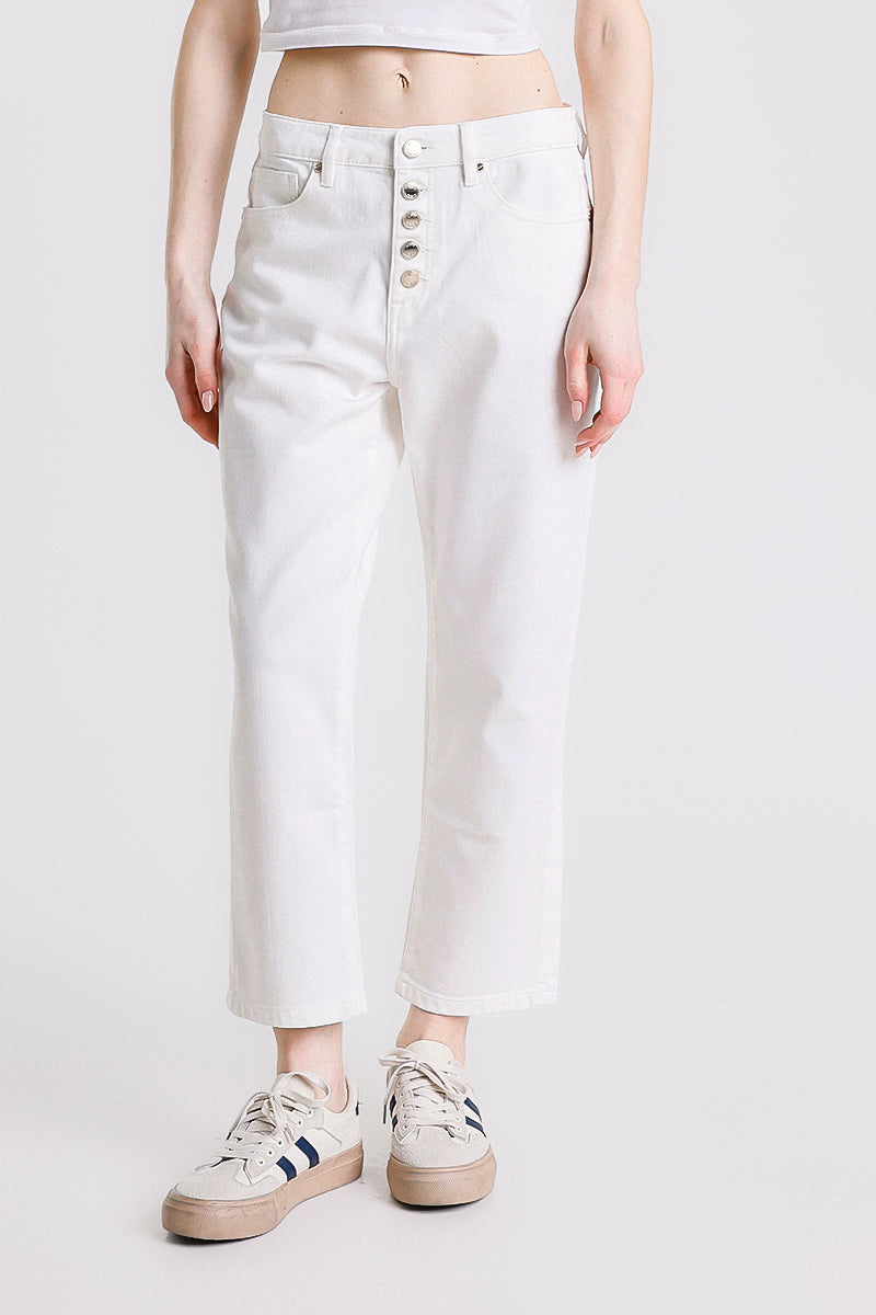 PANTALONE MUM FIT IN BULL DENIM