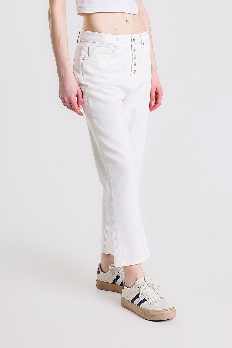 PANTALONE MUM FIT IN BULL DENIM