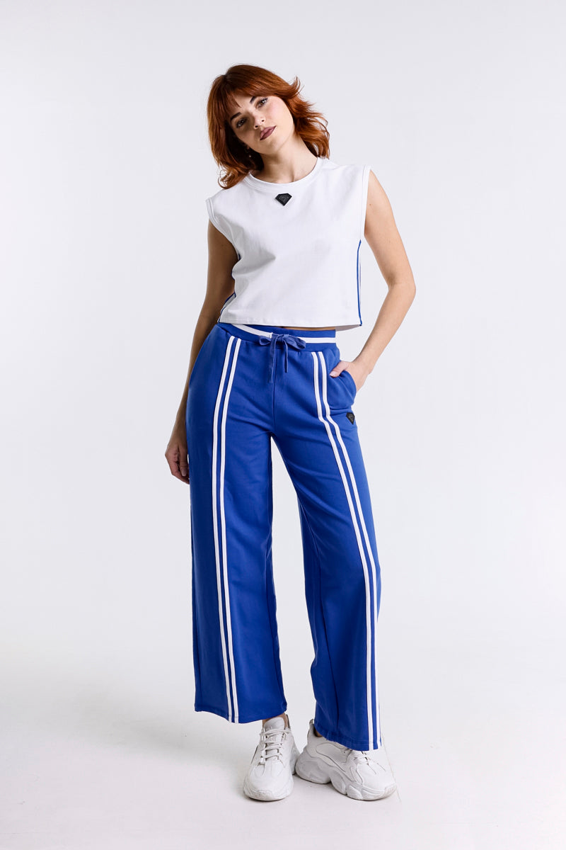 PANTALONE FELPA BANDE LATERALI