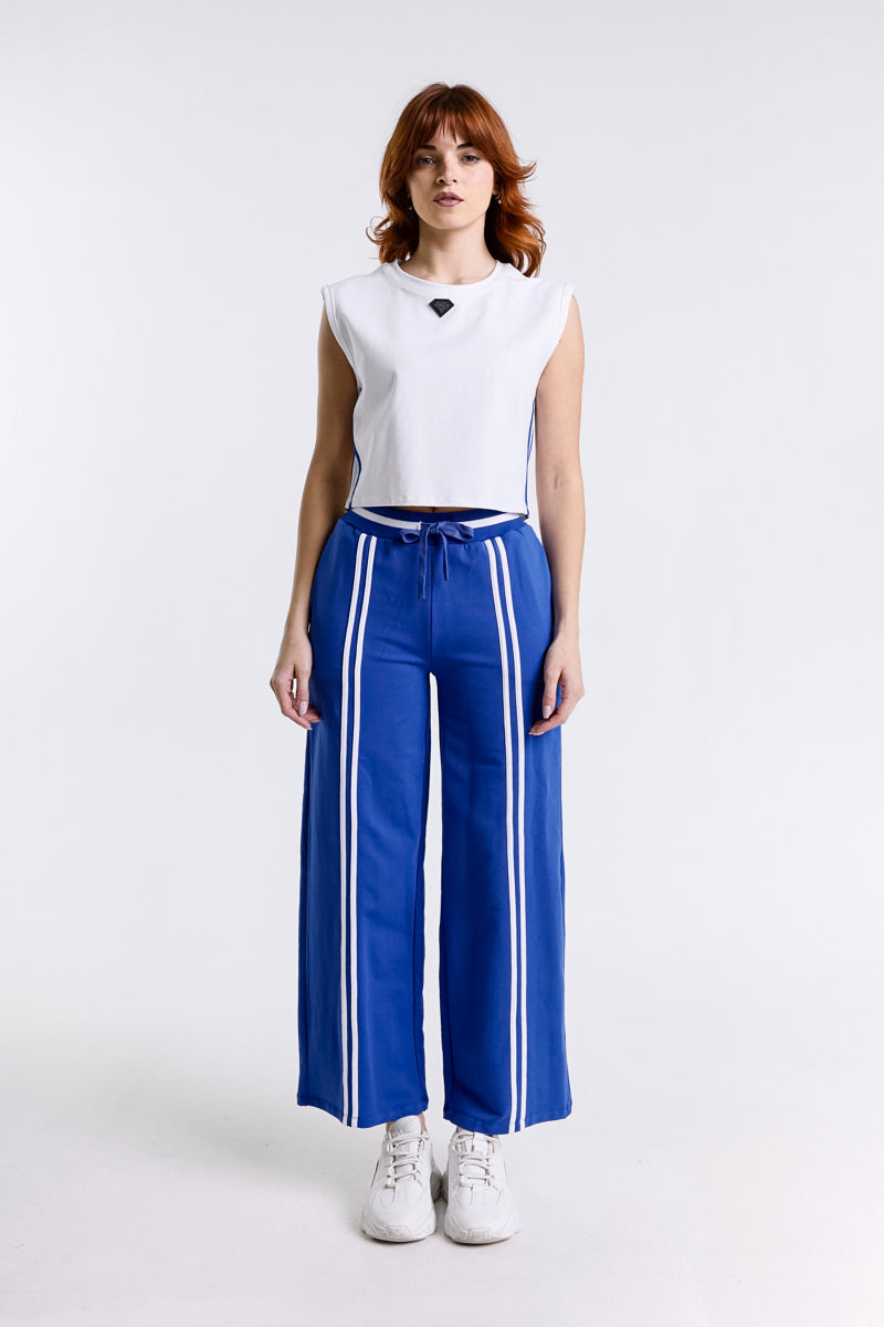 PANTALONE FELPA BANDE LATERALI