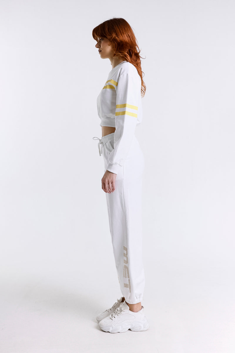 COMPLETO FELPA LOGO STRASS