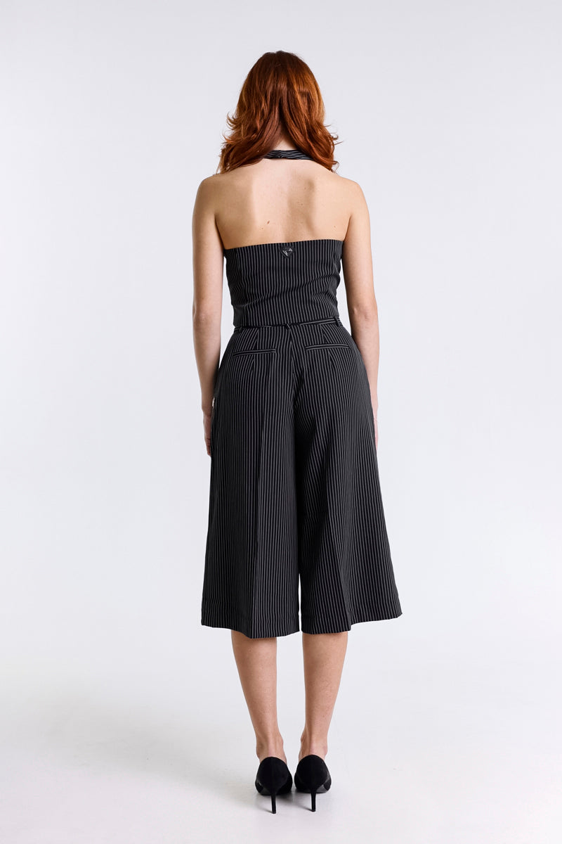 GILET CROPPED GESSATO