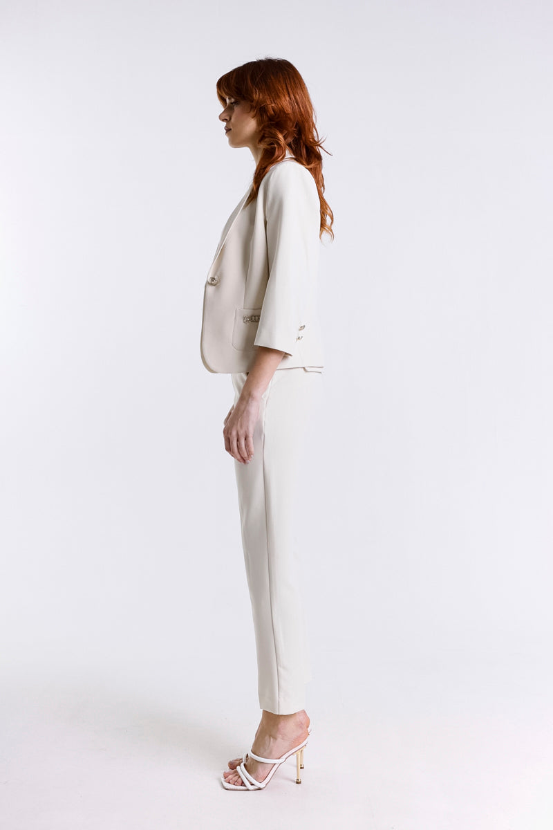 GIACCA IN TECNICO MANICHE TRE QUARTI