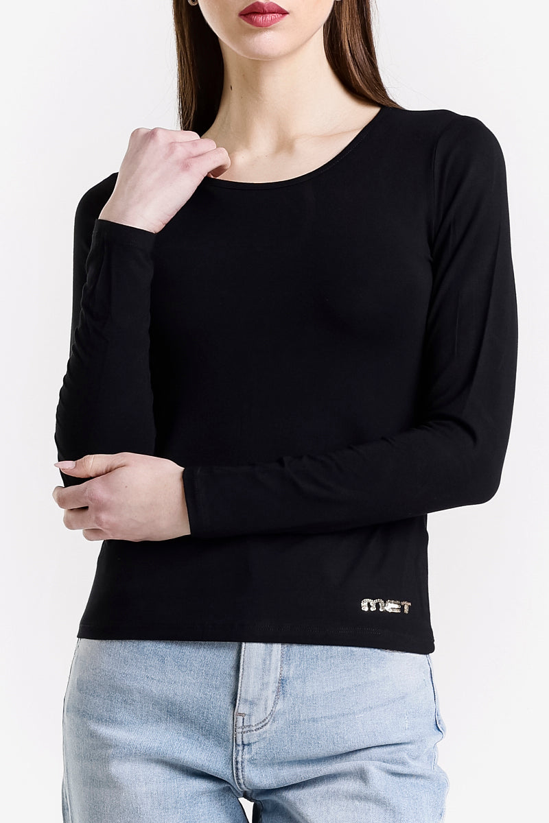 T-SHIRT MANICA LUNGA CUT OUT