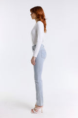 REGULAR WAIST STRAIGHT JEANS