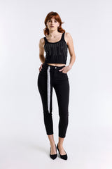 DENIM NERO SUPER SKINNY