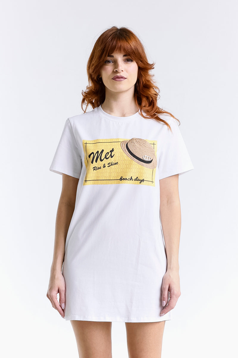 T-SHIRT DRESS STAMPA
