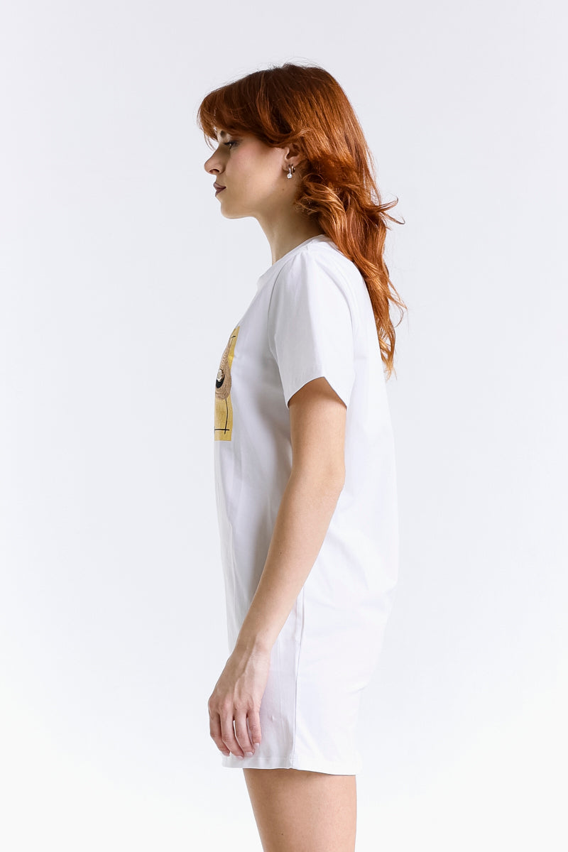 T-SHIRT DRESS STAMPA
