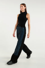 Black Sleeveless High-Neck Top