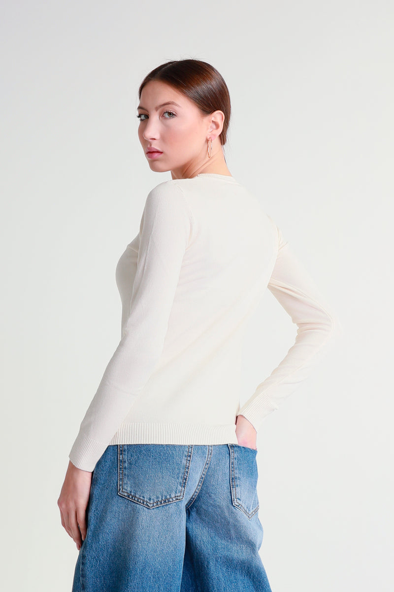 Maglia girocollo basic