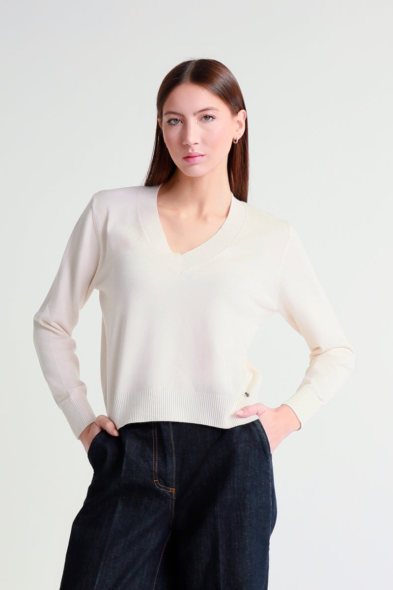 Maglia con scollo a V