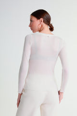 Lightweight jersey V-neck T-shirt