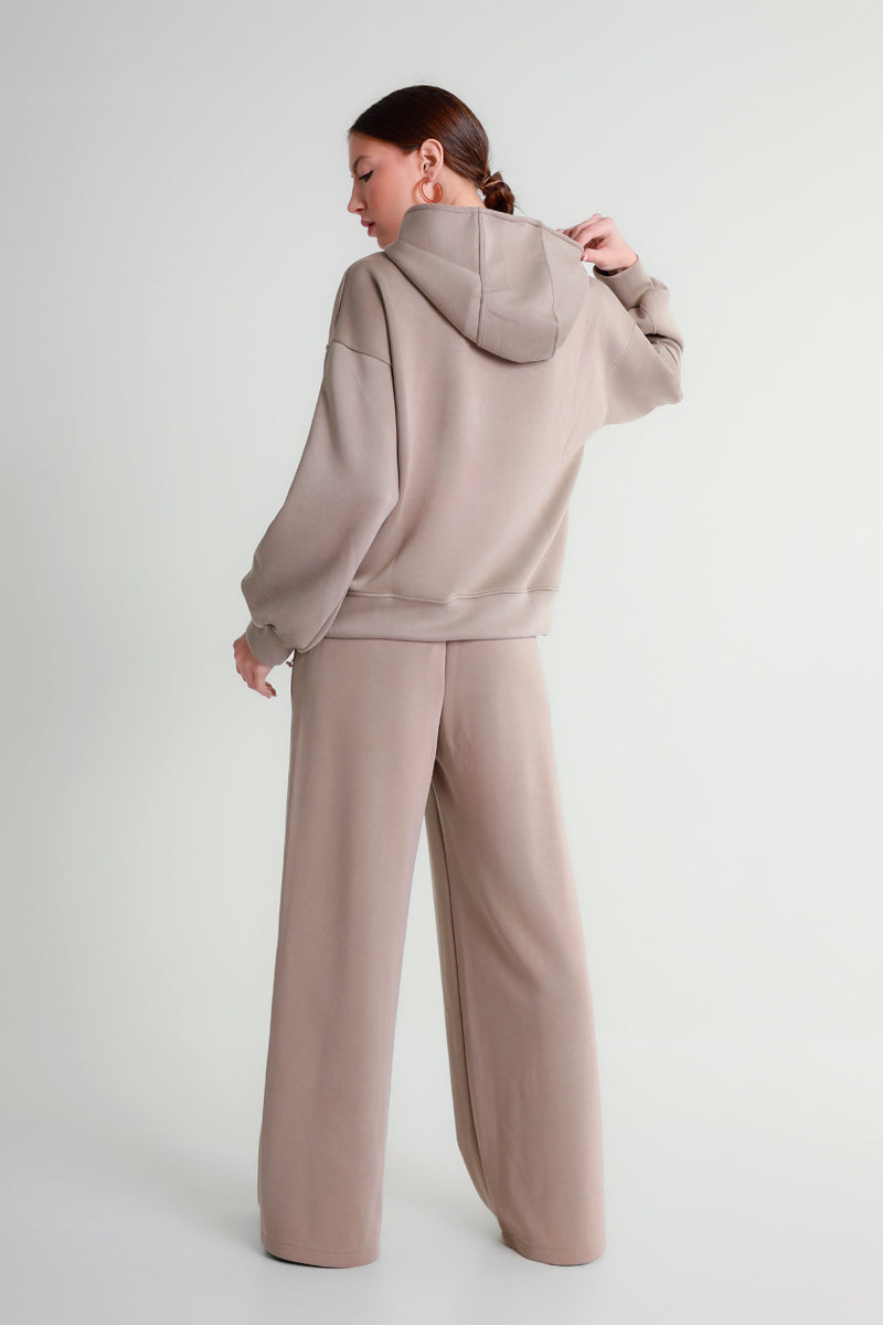 Felpa oversize con cappuccio