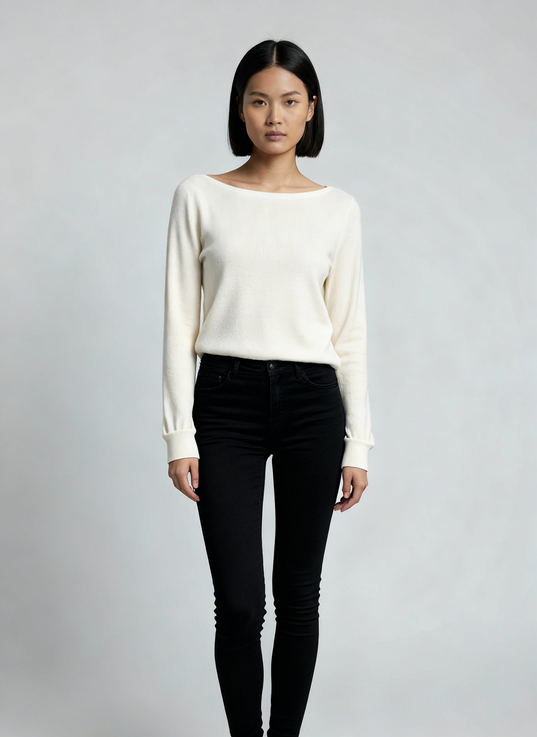 Maglia Girocollo in Maglia Leggera