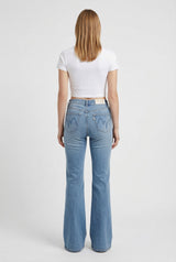 Jeans Donna Bootcut – Denim Chiaro Lavaggio Naturale