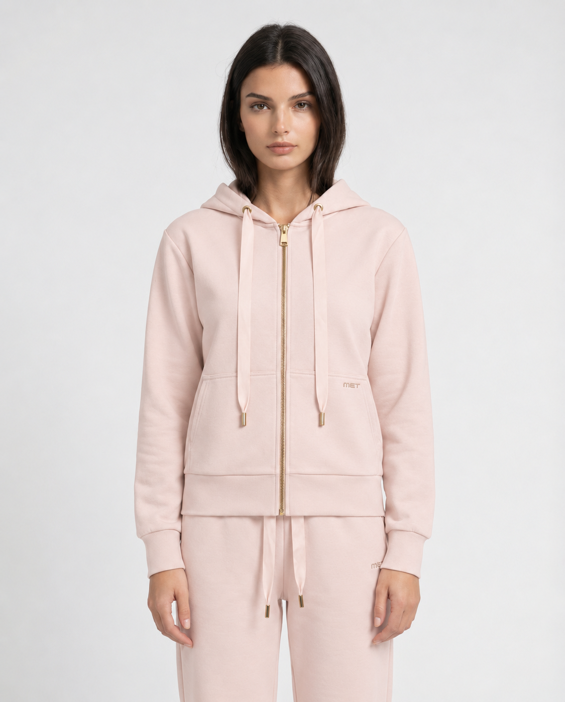 Felpa con cappuccio full zip