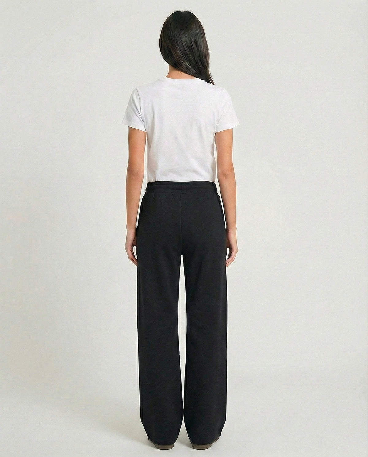 Pantaloni jogging wide leg