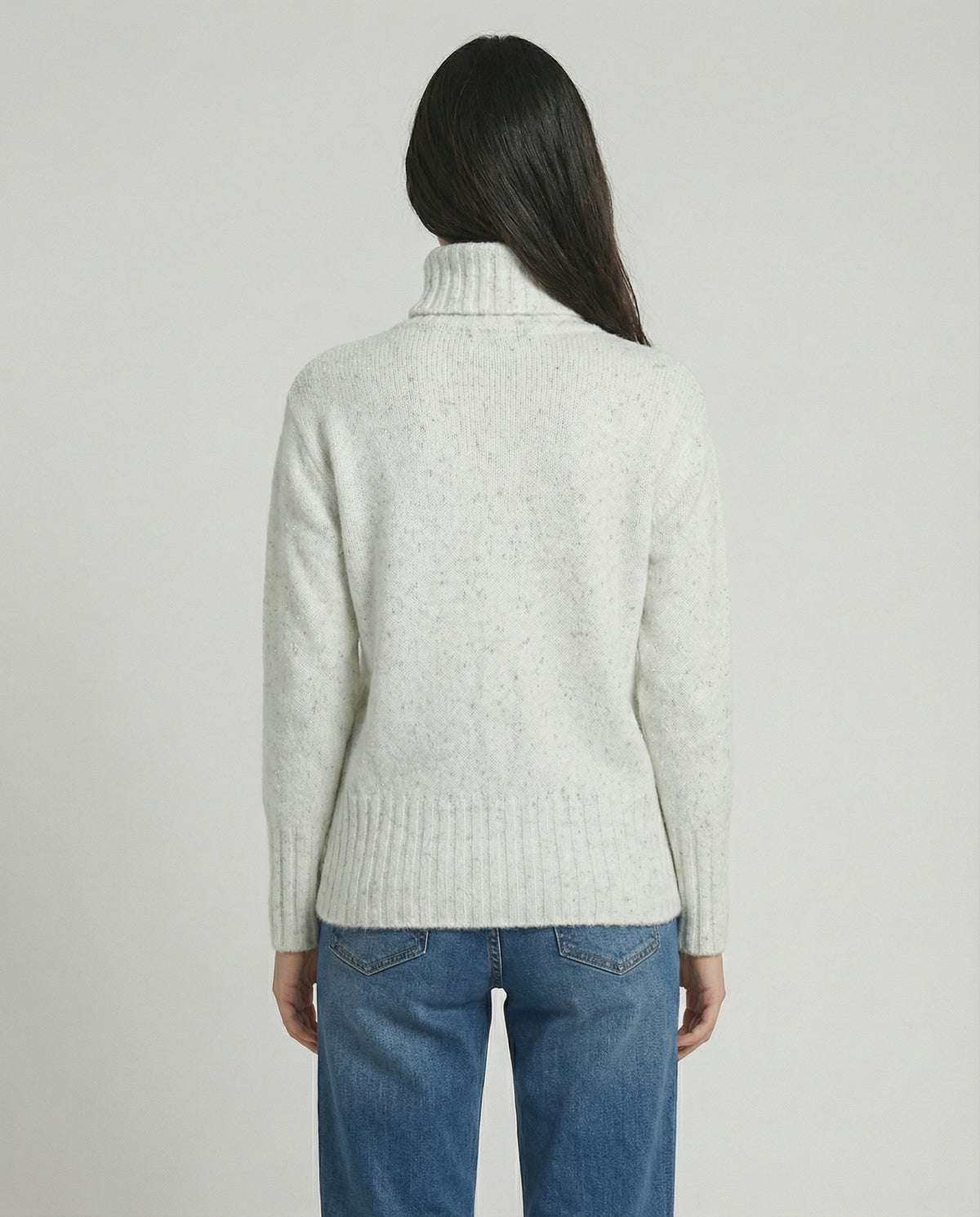 Maglia dolcevita mélange
