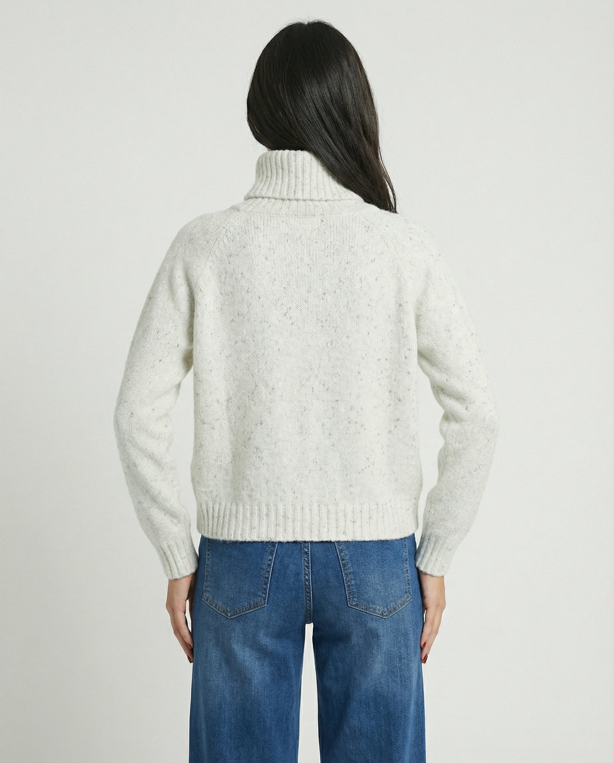 Pullover collo alto
