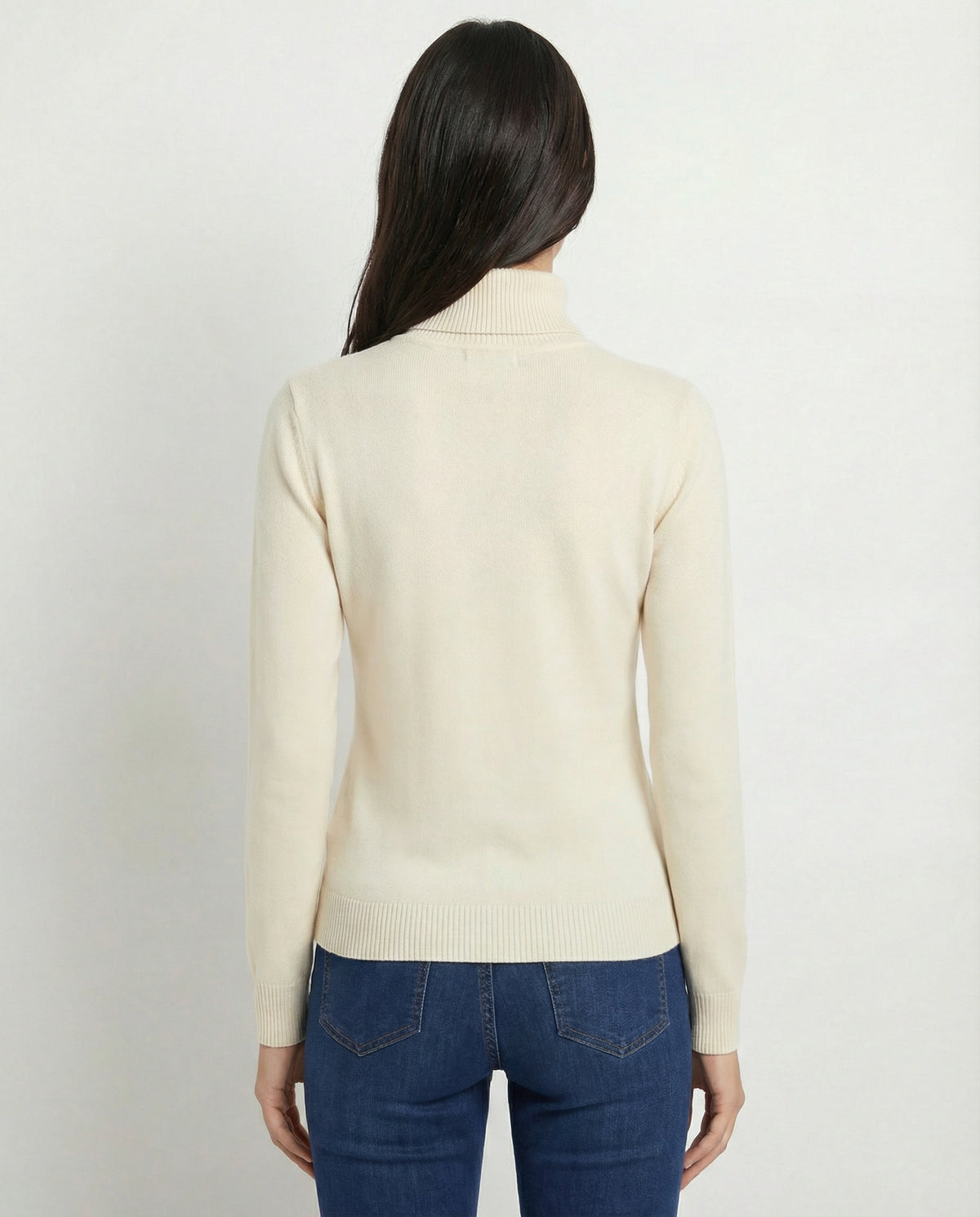 Dolcevita basic in maglia fine