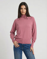 Maglia lupetto in maglia fine