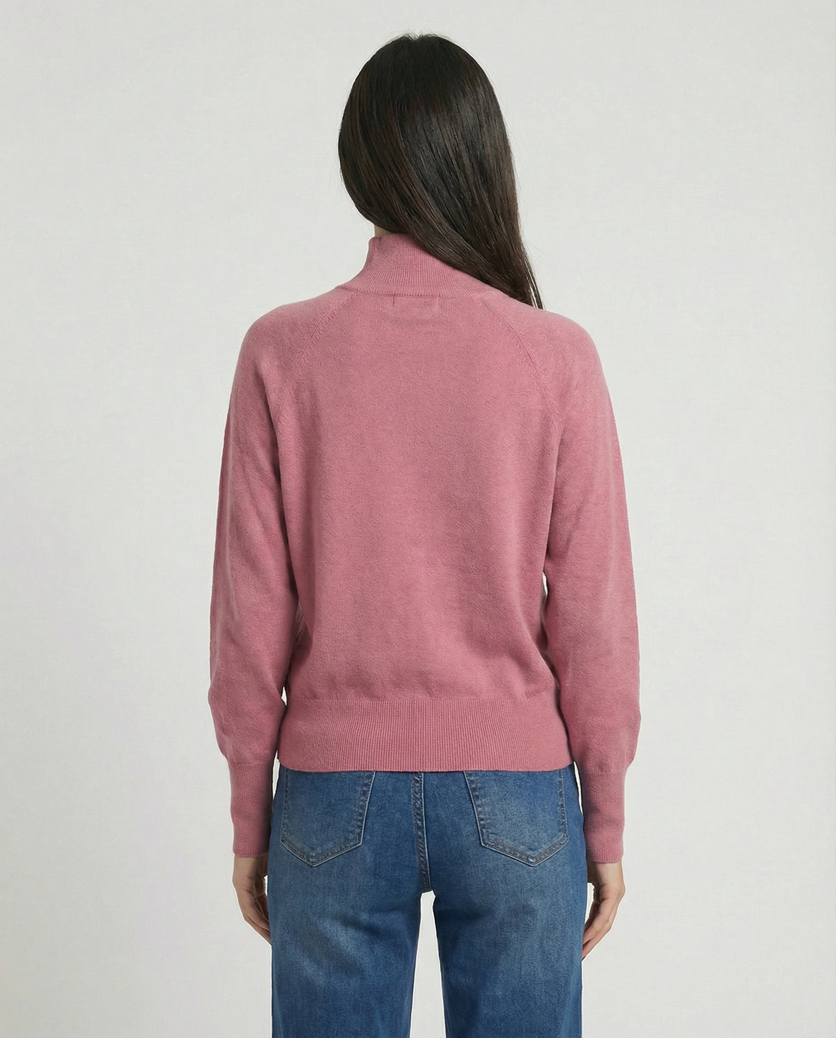 Maglia lupetto in maglia fine