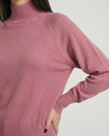 Maglia lupetto in maglia fine