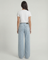 Jeans wide leg effetto sparkling