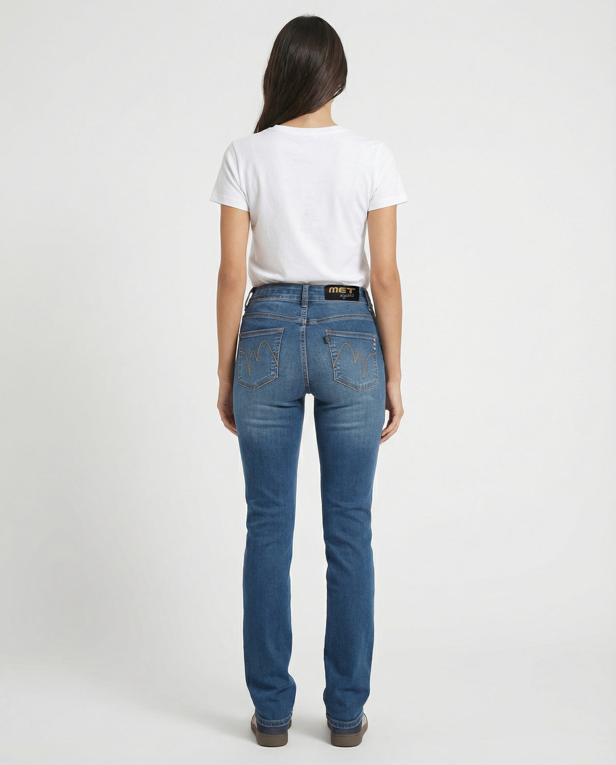 Jeans skinny a vita bassa