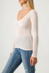 T-SHIRT SCOLLO A V