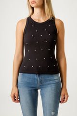 RHINESTONE ROWING VEST