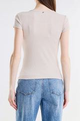 T-SHIRT CON PERLE