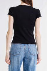 T-SHIRT CON PERLE