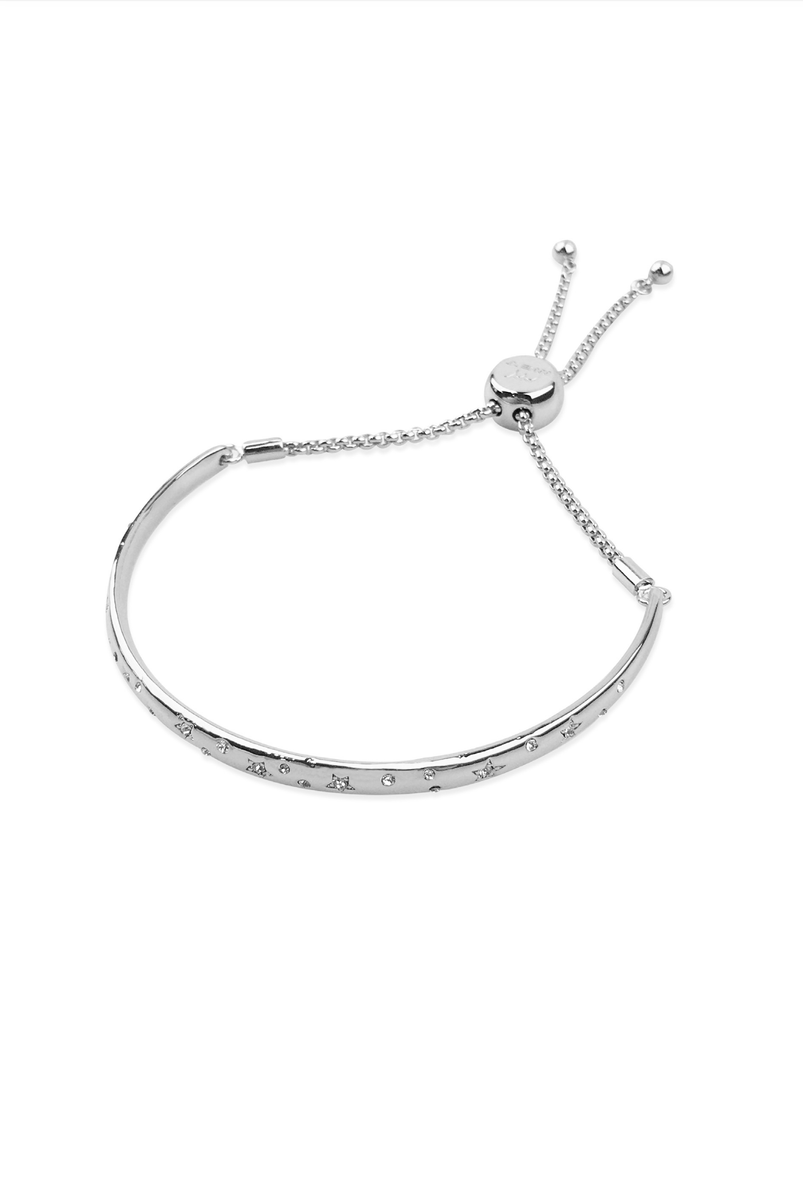 SILVER ARC STAR BRACELET