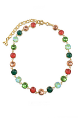 COLLANA DI GEMME MULTICOLORI
