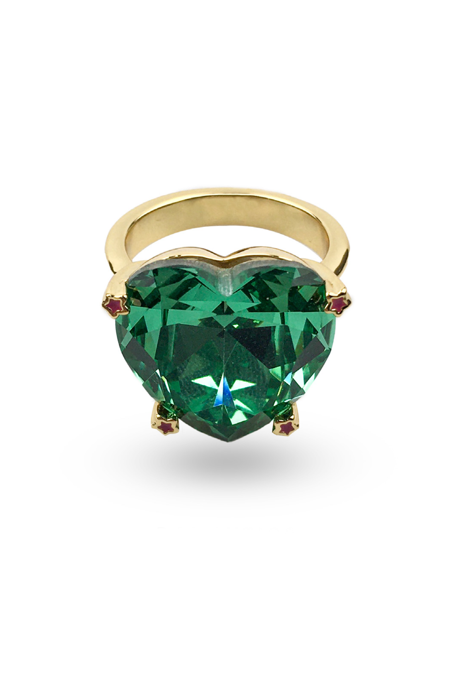 GREEN HEART RING