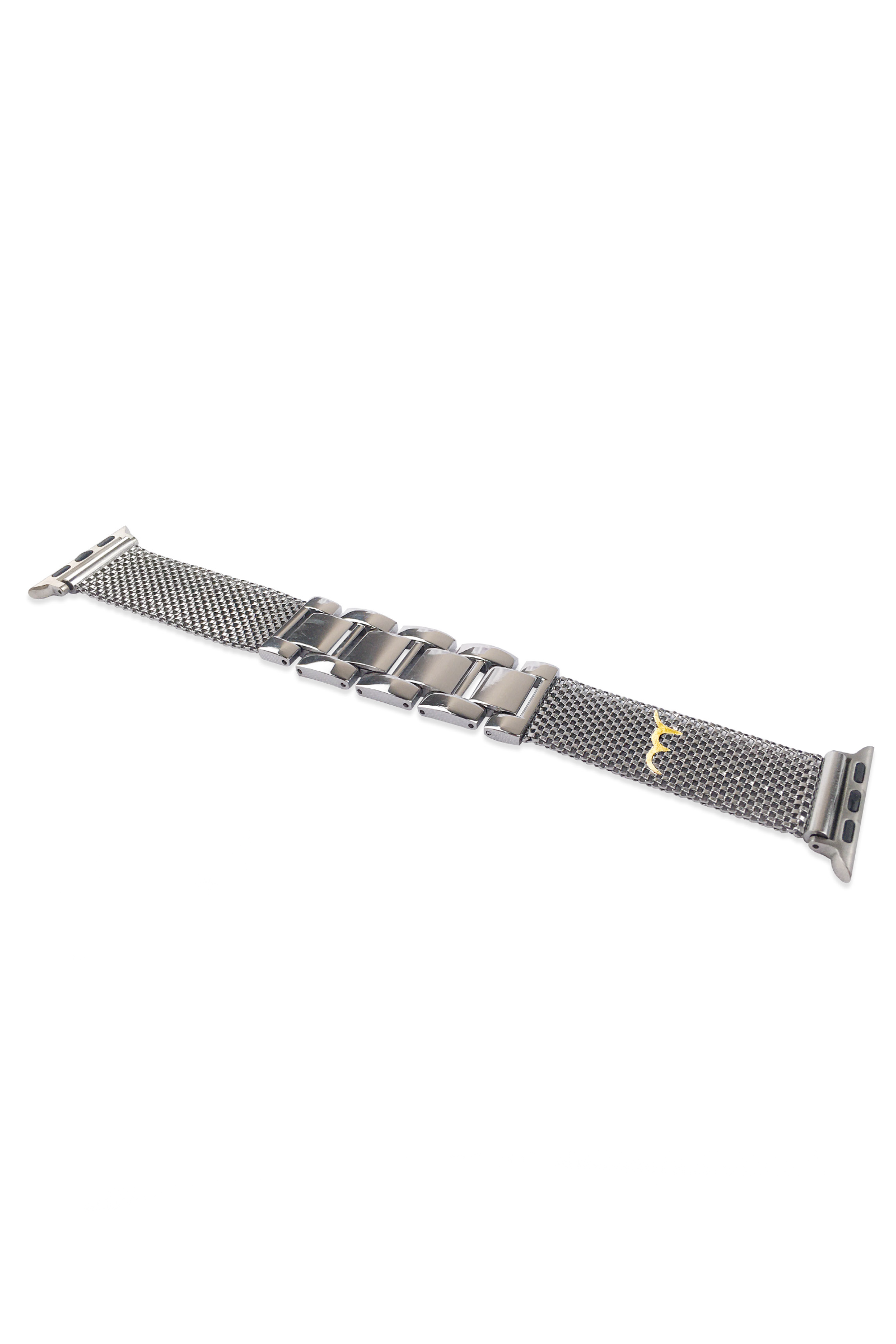 WIDE SILVER CHAIN APPLE WATCH STRAP