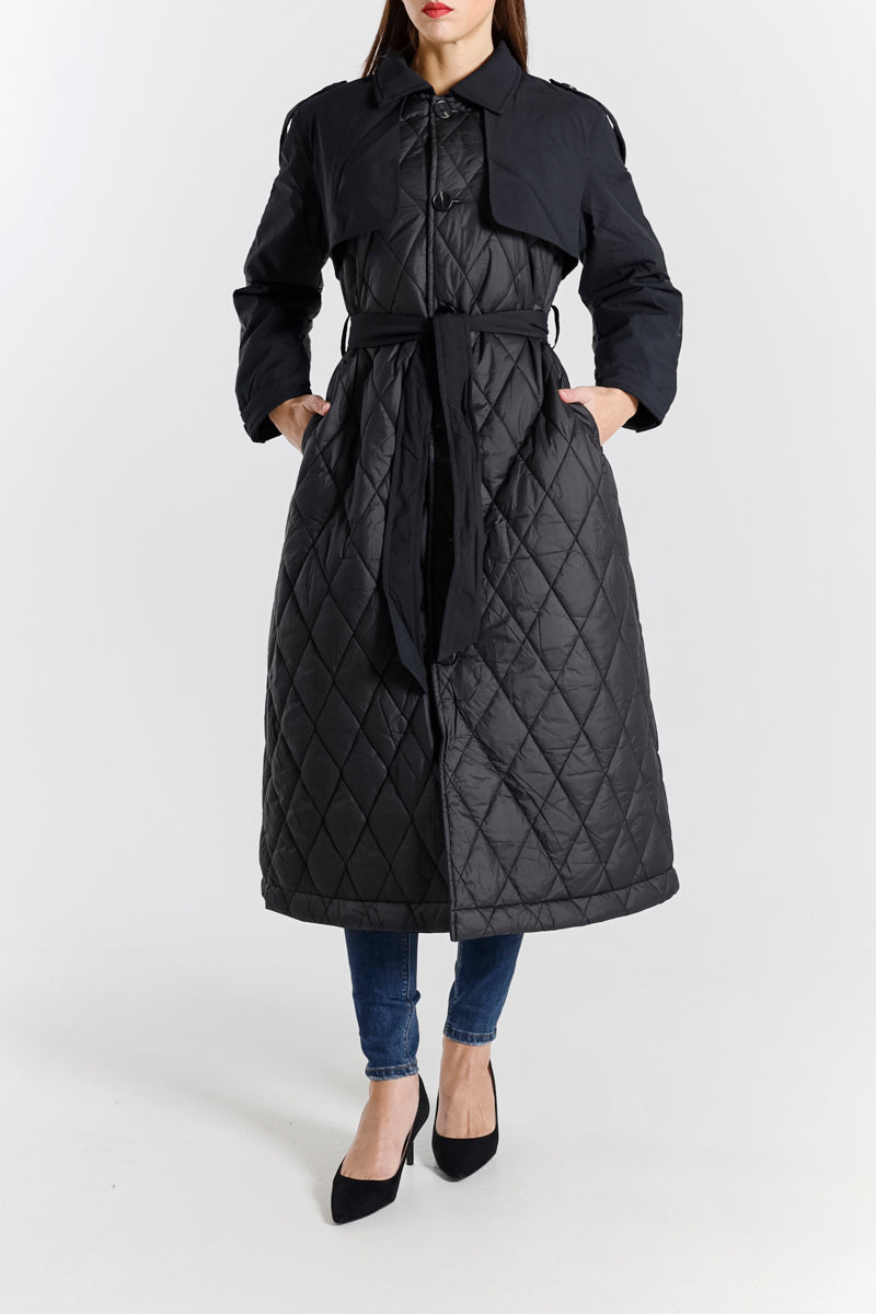 Cappotto Trapuntato Donna - Modello Lungo
