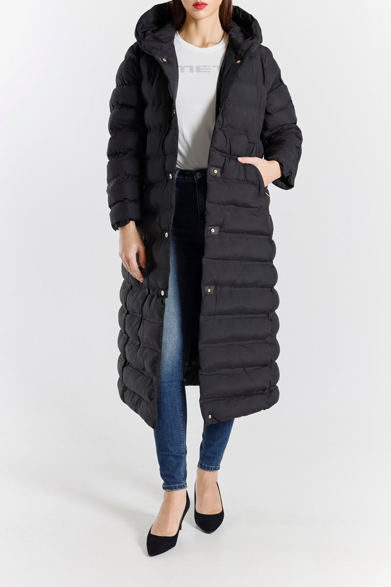Piumino Lungo Imbottito Donna