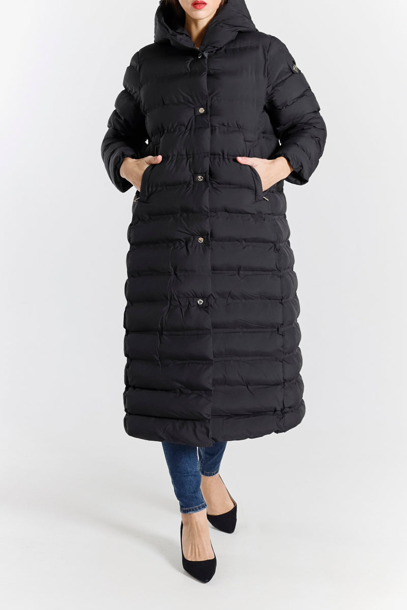 Piumino Lungo Imbottito Donna