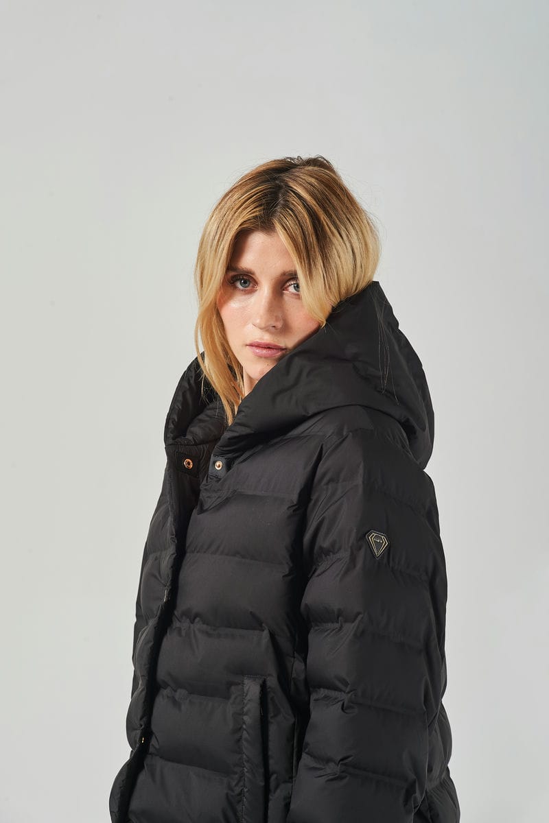 Piumino Lungo Imbottito Donna