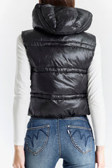 Gilet Imbottito Donna con Cappuccio