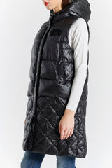 Gilet Trapuntato Lungo Donna