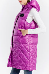Gilet Trapuntato Lungo Donna