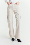 High-Waisted Bull Cargo Trousers