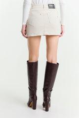 Cargo Mini Skirt with Patch Pockets