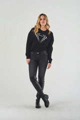 Regular Rise Grey Skinny Jeans